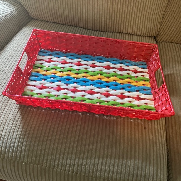 Large  basket weave tray - Picture 6 of 6